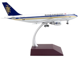 Airbus A310-200 Commercial Aircraft British Caledonian White w Blue Stripes Tail - £106.68 GBP