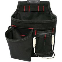 McGuire-Nicholas 23020-Q Mini Carpenter Pouch Quad Series, Black - $34.41 CAD