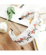 Ethnic Style Vintage Embroidery Flower Headband - £15.17 GBP