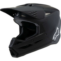 ALPINESTARS Youth SM3 Motorcycle Helmet - Solid - Matte Black - Small 8302225-11 - £146.69 GBP