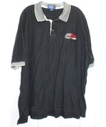 Mens black/white Bud Budweiser Nascar Vintage polo shirt 2XL - £6.31 GBP