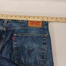 Levis 505 Men's Blue Cotton Denim Jeans Size W36 × L32 image 7