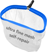 17.5&#39;&#39; Ultra Fine Mesh Pool Skimmer Net Rake for Sand Silt Pollen Debris... - $42.06