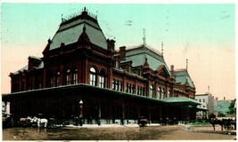 Vtg Cartolina 1910 Bonaventure Station Montreal Canada- V &amp; Sons Pub - £8.78 GBP