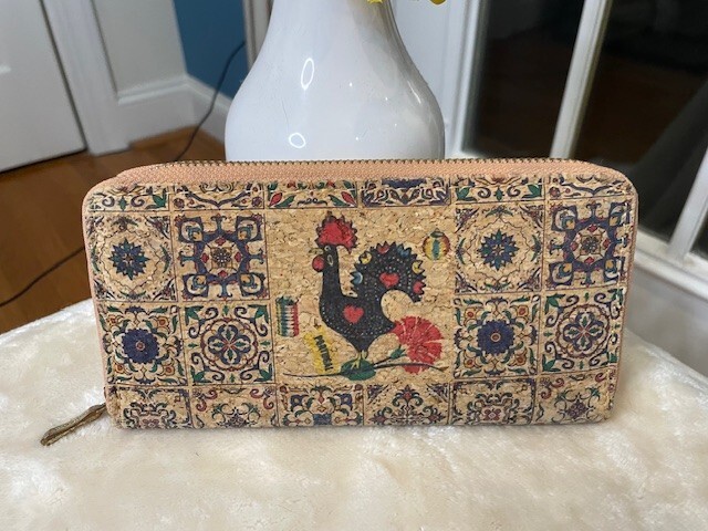 Sustainable Luxury | Long CORK Wallet from Portugal – Eco-Friendly Elegance - $13.86