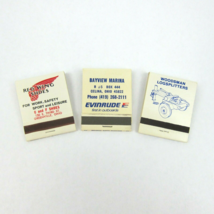 3 Vintage Matchbooks Red Wing Shoes, Evinrude Outboards, Woodsman Log Splitters - £11.93 GBP