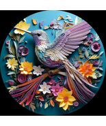 3D Hummingbird Coaster Clip Art 100 PNG Digital Download Bundle VOL 4 - $2.99