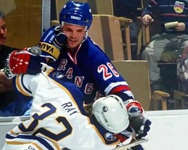 Joey Kocur Vs Rob Ray 8X10 Photo Montreal Canadiens Buffalo Sabres Picture Nhl - £3.94 GBP