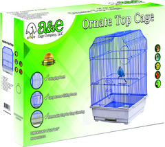 AE Cage Company Ornate Top Bird Cage Black 1 count AE Cage Company Ornate Top Bi - £51.13 GBP