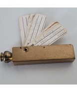 Vintage Gold Toned  Tiny Pocket Sized Address Phone Book Rolodex Purse U... - $23.00 CAD
