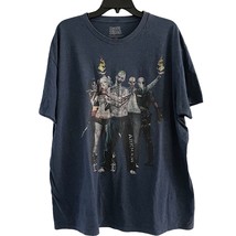 Suicide Squad 2XL Tee Shirt Mens Crew Neck Short Sleeve Blue Graphic Tee... - $10.18