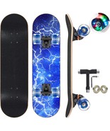 Gieeu Skateboards With Colorful Flashing Wheels For Novices, Children, T... - $77.92