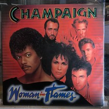[SOUL/FUNK]~EXC LP~CHAMPAIGN~Woman In Flames~[Original 1984~CBS~Issue] - $8.90