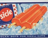 Cooling Popsicle Original Poster 1952 Save Bags with Polka Dots for Swel... - £37.98 GBP