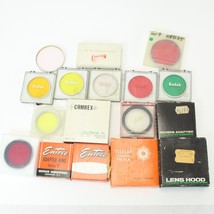 Camera Lens Filters &amp; Adapter Rings Fuji Telesar Camrex Kodak Enteco Lot of 15 - £23.04 GBP