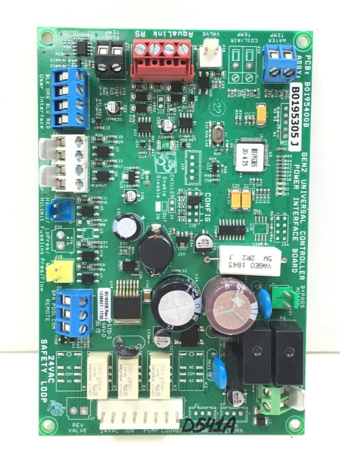 JANDY B0195400B Pool/Spa Heater Controller Circuit Board B0195305J JXi6.... - $100.00