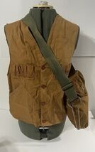 Vintage Hunting Vest Small Game Shooting Vest Made In Japan w/ Game Satchel - $58.50