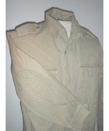 Spanish Army cotton khaki &quot;garbanzo&quot; fatigue shirt M-67 medium circa 197... - €43,44 EUR