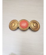 4 1/2&quot; Gold Tone Decorative Barrette   - $10.00