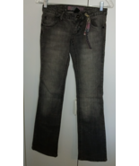 HOT TOPIC RANK 30 YRS OF PUNK LADIES GRAY BOOTCUT JEANS-1-NWT-$39-COTTON... - €29,32 EUR