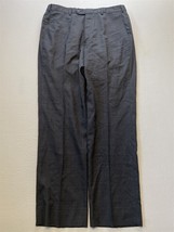 Vitale Barberis Canonico 33x32 Gray Made in Italy Straight Wool Mens Dre... - $39.30