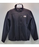 D) Men The North Face Black Barrier Soft Shell Full Zip Jacket Large - $98.99