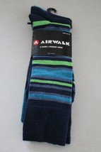 AIRWALK 3 Pairs Men&#39;s Fashion Crew Socks size 10-13 New - £10.07 GBP