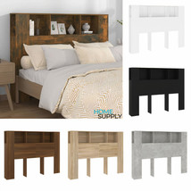 Modern Wooden Double Size 140cm Headboard Bed Storage Cabinet With Storage Shelf - £63.34 GBP+