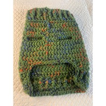 Crocheted Handmade Green Small Dog Sweater - $280.53 MXN