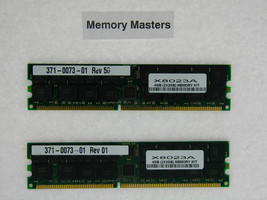 X8023A 4GB Approved 2x2GB 184pin PC3200 DDR Reg Mémoire Kit pour Sun Fire x4100 - £70.74 GBP