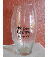Texas Crown Club Whisky Football Glass Canada Sports - £6.05 GBP