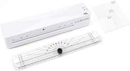 Laminator Machine Thermal And Cold With Laminating Sheets Pouches, Paper Cutter, - £25.20 GBP