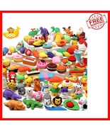 3D Animal-Themed Erasers Set - 100 Fun Puzzle Pieces for Creative Kid En... - €25,85 EUR