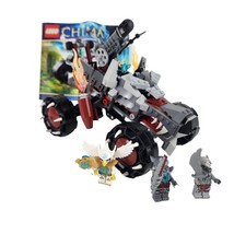  Lego Legends Of Chima: Wakz&#39; Pack Tracker (70004) Manual Finifigures Complete - £24.89 GBP