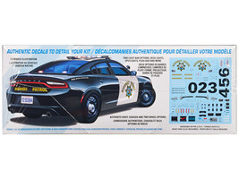 Skill 2 Model Kit 2021 Dodge Charger Pursuit Police Car 1/25 Scale Model AMT - $50.61