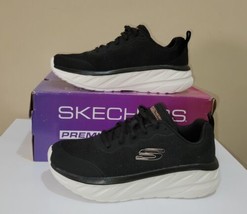 Skechers Ladies D&#39;Lux Ultra Sneaker Black Size 10 - £35.93 GBP