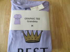 Bobbie Brooks Best Grandma Ever T-Shirt, Purple, M - £6.37 GBP