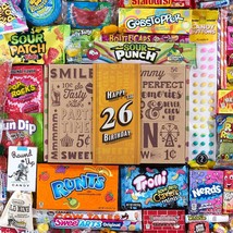 Vintage Candy Co. 26Th Birthday Retro Candy Gift Box - 1998 Decade Child... - $64.95