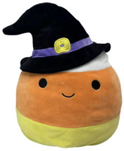 Squishmallows Cannon The Candy Corn 14”H Plush Toy Halloween Witch Hat - £50.74 GBP