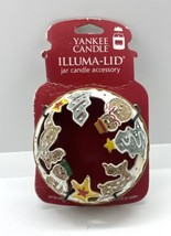 Yankee Candle Frosted GingerBread Reindeer Tree Cookies Illuma Lid Topper - £12.69 GBP
