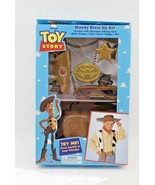 VINTAGE SHERIFF WOODY DRESS UP SET COSTUME 4 & UP DISNEY / TOY STORY / PIXAR - $39.00