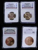 Lot of NGC graded Thomas Jefferson coins and First Spouse medal.  201303... - £23.65 GBP
