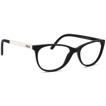 Ralph Lauren Polo Eyeglasses PH 2130 5514 Matte Black/White Cat Eye 52[]16 145 - £63.92 GBP