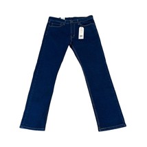 Levi&#39;s 513 Slim Straight Stretch Fit Navy Blue Jeans Men&#39;s Size 34x32 NWT - £28.05 GBP