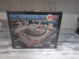 2006 White Mountain Jigsaw Puzzles, St Louis Cardinals Stadium, 550 Pieces NIB - $14.85