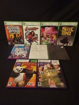 Lot of 9 Xbox 360 Games Guitar Hero Harry Potter Kung Fu Panda Just Dance B.K.  - £36.47 GBP