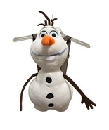 Frozen Olaf Toy Plush Backpack White Snowman Zipper Pocket Adjustable Strap - £15.68 GBP