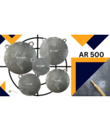 AR500 Steel Gong Shooting Target 3/8  4&quot; + 6&quot; + 8&quot; + 10&quot;  + 12&quot; Round 2-... - $163.22 CAD