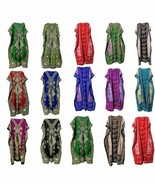 Women Kaftan Long Dress Hippy Boho Maxi Plus Size Tunic Dress Assorted S... - £117.28 GBP