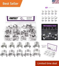 50Pcs Adjustable Stainless Steel Hose Clamps Kit - 10 Sizes for All Appl... - $40.50
